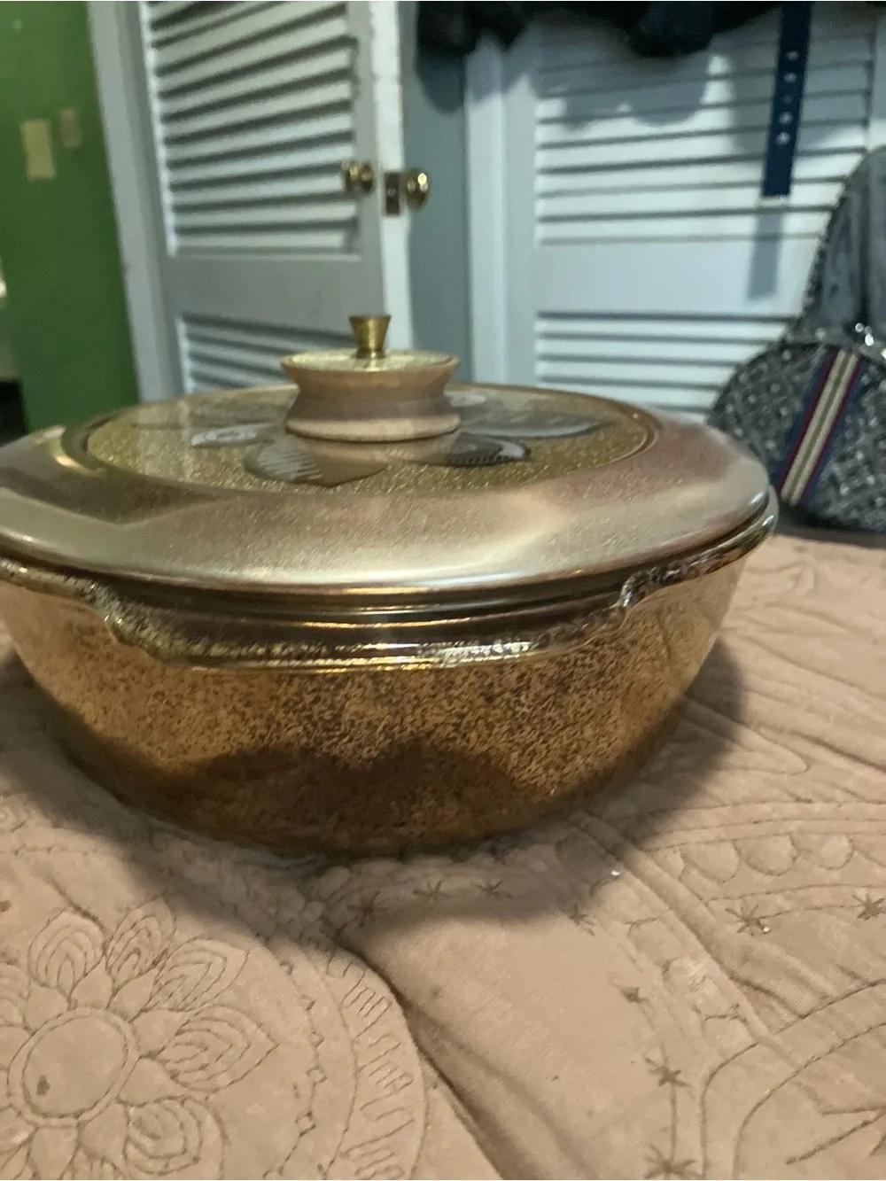 Vintage Anchor Hocking 2 Quart Casserole Dish